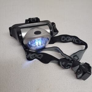 Dorcy LED Head lamp Light Camping Hiking Forehead 2.5" Adjustable Stap Multi
